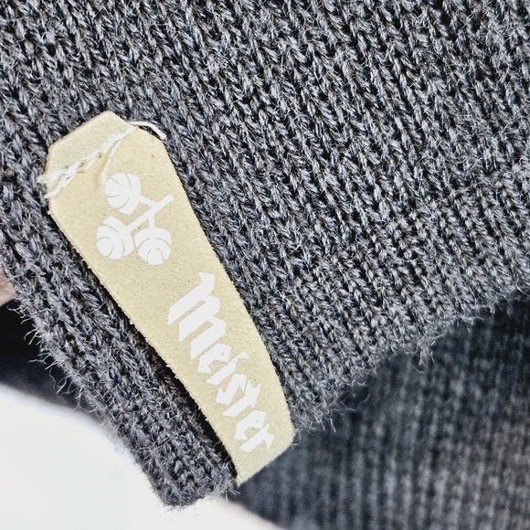 Meister Wool Blend Snowflake 1/4 Zip Pullover Sweater X-large - Picture 9 of 10